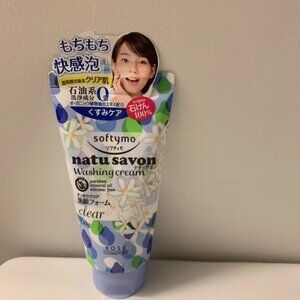 NWT Softymo Natu Savon Face Wash Clean Clear Foam